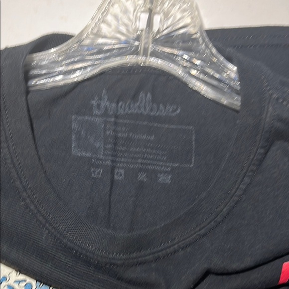 Threadless Black Tee with Ramen Wave Design - Picture 2 of 11